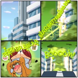 1girls ass_up big_belly bubble_butt chubby chubby_female crop_top destruction destruction_of_property facepalm fart fart_cloud fart_destruction fart_fetish farting female huge_fart hyper_fart hyper_farting mrtomato8224 orange_hair rem_(mrtomato) sweat sweating sweaty twintails tyff