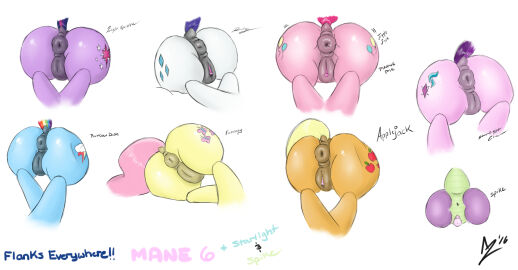 2016 aer0_zer0 anatomically_correct anatomically_correct_genitalia anatomically_correct_pussy animal_genitalia animal_pussy anus applejack_(mlp) ass dated dragon earth_pony english_text equine equine_anus equine_genitalia equine_pussy female fluttershy_(mlp) friendship_is_magic hasbro horse male my_little_pony pegasus penis pinkie_pie_(mlp) ponut pony pussy rainbow_dash_(mlp) rarity_(mlp) rear_view scalie slit spike_(mlp) starlight_glimmer take_your_pick text twilight_sparkle_(mlp) unicorn