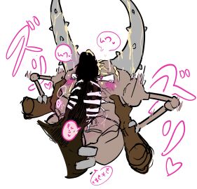 absurd_res ambiguous_gender anthro blush blush_lines duo faceless_character faceless_male fellatio generation_1_pokemon heart_eyes heart_symbol hi_res human interspecies maionaona male male/ambiguous male_on_anthro mammal nintendo oral penile penis pinsir pokemon pokemon_(species) pokephilia sex teeth toothy_fellatio vertical_mouth