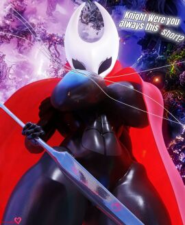1girls big_breasts bigger_female breasts bug_girl buggirl female female_focus female_only giantess hollow_knight hollow_knight:_silksong hollow_knight_(franchise) hornet_(hollow_knight) large_boobs large_breasts larger_female melee_weapon pov ravenkinggts solo solo_female solo_focus talking_to_viewer weapon