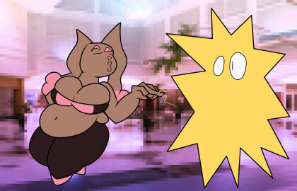 big_breasts breasts chubby cleavage female furry huge_breasts lopunny lucario pokemon pokemon_(species) tagme teaset_haliley thick_thighs wide_hips