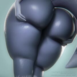 1:1 1girls 2021 3d 3d_(artwork) 5_fingers animated anthro ass ass_focus bbw big_ass big_breasts big_butt blender_(software) breasts butt_focus canid canine dark_body deforming_mesh digital_media_(artwork) fat_ass female female_only fingers fur gigantic_ass gigantic_butt hand_on_ass hand_on_butt hilwu huge_ass huge_butt iii_oridas_iii loop mammal massive_ass massive_butt no_sound nude overweight rear_view short_playtime simple_background slightly_chubby solo thick_thighs video webm wide_hips