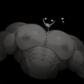 abbamusa410791 abs biceps big_pecs bottom_view drooling gay horny looking_at_viewer male muscular muscular_male pecs smiler_(the_backrooms) the_backrooms