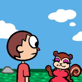 animal_crossing animal_crossing_boy animated anthro ass bedroom_eyes big_ass big_breasts big_butt big_penis breasts duo female flashing genitals human male male/female mammal narrowed_eyes nintendo outside_sex pecan_(animal_crossing) penis pixel_animation pixelcap rodent sciurid seductive sex short_stack squirrel thigh_sex tree_squirrel villager_(animal_crossing)