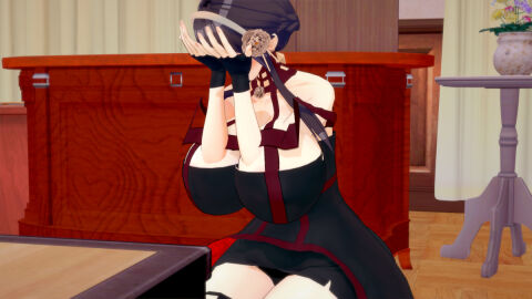 1girls 3d alternate_breast_size assassin breasts female female_only human human_female mature_female solo spy_x_family thorn_princess yor_briar yor_forger