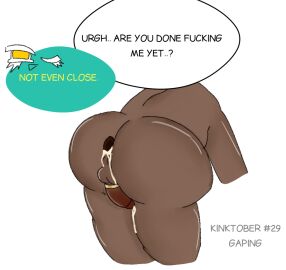 99cookiepiss cookie_run cookie_run_kingdom cum cum_leaking_out_of_anus futanari gaping gaping_anus golden_cheese_cookie implied_futa intersex kinktober kinktober_2024 smoked_cheese_cookie tagme wackymustdie