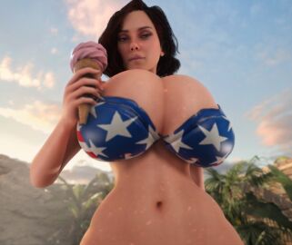 1girls 3d 3d_(artwork) 4th_of_july alternate_breast_size american_flag_bikini ass avengers big_breasts bikini bikini_bottom bikini_top black_widow_(marvel) breasts breasts_bigger_than_head bust busty cleavage curvaceous curvy curvy_figure female female_focus female_only from_below gigantic_breasts green_eyes hero heroine hi_res high_resolution highres hips hourglass_figure huge_ass huge_breasts human human_female ice_cream large_ass large_breasts legs light-skinned_female light_skin looking_at_viewer looking_down looking_down_at_viewer marvel marvel_comics mature mature_female natasha_romanoff pool poolside red_hair scarlett_johansson slim_waist solo solo_female thick thick_hips thick_legs thick_thighs thighs vaako voluptuous wide_hips