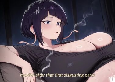 ai_assisted ai_generated anal_sex areola_slip blowjob boku_no_hero_academia breasts cheating_girlfriend cuckold dark-skinned_male fat_male fellatio female gigantic_breasts hairy hairy_pussy halloween high_heels holding_cigarette jirou_kyouka kyoka_jiro male mummy mummy_costume mummy_girl mummy_wrappings my_hero_academia ntr plump plumpart pregnant pregnant_female pubic_hair pussy sfx smoking smoking_cigarette sound_edit sound_effects tagme ugly_bastard vaginal_penetration video voice_acted