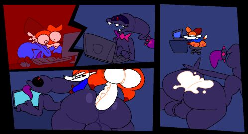 2boys after_sex anal_sex angry_sex animated anthro anthro_only anthro_penetrating balancedfox bfad bowtie computer cum femboy furry gay gay_sex huge_cock hyper_penis male male_penetrating_male penetration penis questionable_consent soups_(superiorfox) superiorfox thysvid