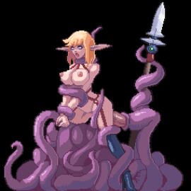 1girls 1monster ambiguous_penetration animated asphyxiation ass big_ass big_breasts blonde_hair blue_eyes boots boots_only breasts captured consensual_tentacles consentacles cowgirl_position defeated elf elf_ears elf_female female female_on_top femsub from_behind game_cg high_heel_boots high_heels interspecies karnedraws large_breasts light-skinned_female light_skin male mature_female monster_cock monster_rape neck_grab nipples open_mouth penetration penis pink_tentacles pixel_art pointy_ears pussy restrained restrained_by_tentacles sex sex_from_behind short_hair slim slim_waist spread_legs tamer_vale tentacle tentacle_bondage tentacle_sex teratophilia thighs transparent_background vaginal_penetration wide_eyed wide_hips wrist_grab