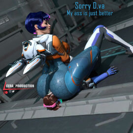 3d 3girls ass cera_production d.va d.va_(overwatch_2_suit) dominant dominant_female domination face_down_ass_up face_in_ass facesitting fat_ass female female_only femdom juno_(overwatch) multiple_females multiple_girls overwatch overwatch_2 sitting_on_face sniffing sniffing_anus sniffing_ass thick_ass thick_butt thick_legs yuri