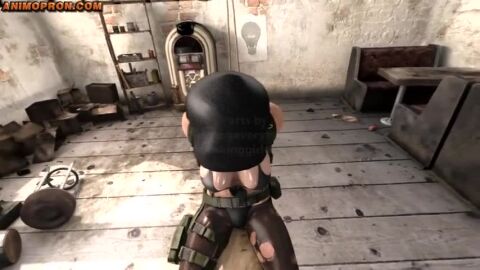 anal anal_fisting anal_sex big_butt fart fart_fetish female female_only gay metal_gear_solid moaning quiet_(metal_gear) rape_slave tagme video yuri