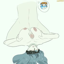 countryhumans countryhumans_girl cum cum_on_face disgusted estonia_(countryhumans) female finland_(countryhumans) paizuri precum sant5504 white_body