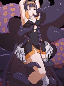 1girls 2024 animal_humanoid animated bard-bot blush bodily_fluids breasts cephalopod cephalopod_humanoid clothed clothing female genital_fluids hair hi_res hololive hololive_en hololive_english hololive_myth humanoid humanoid_pointy_ears long_hair marine marine_humanoid mollusk mollusk_humanoid navel_outline ninomae_ina'nis open_mouth penetration pseudo_hair pussy sex solo tentacle tentacle_hair tentacle_in_pussy tentacle_penetration tentacle_sex tongue tongue_out vaginal_fluids vaginal_penetration vertical_video virtual_youtuber vtuber