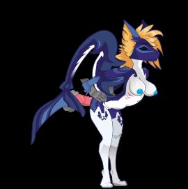 animated anthro bloominglynx blue_nipples breasts duo espiozx female fish genitals male male/female marine nipples penetration penis sex shark solo