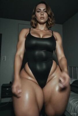 abdomen ai_generated ass big_ass big_breasts big_lips breasts bubble_ass bubble_butt doughy_ass female from_below grok looking_at_viewer muscular muscular_female muscular_legs niduscharger pubic_hair realistic short_hair tagme thick thick_thighs thighs toned toned_female toned_legs video wide_hips