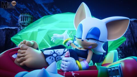 2025 3d 3d_(artwork) 3d_model 5_toes absurd_res anthro barefoot bat blue_eyeshadow bodily_fluids clothing cum cum_on_hand cum_on_self digital_media_(artwork) duo echidna ejaculation eyeshadow feet female foot_fetish foot_on_face genital_fluids genitals gloved_handjob gloves handjob handwear hi_res humanoid_feet humanoid_genitalia humanoid_penis knuckles_the_echidna lipstick makeup male male/female mammal master_emerald milkmeister3d mobian mobian_(species) mobian_bat monotreme one_eye_closed penile penis plantigrade rouge_the_bat rouge_the_bat_(olympic_games) rouge_the_rider sega sex sonic_(series) sonic_adventure_2 sonic_the_hedgehog_(series) toes