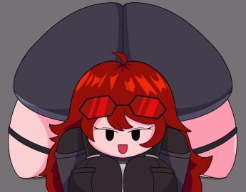 1girls agent_gf_(friday_night_funkin) animated animated_gif ass ass_bigger_than_head ass_clapping ass_focus auburn_hair bedroom_eyes big_ass big_breasts bottom_heavy breasts bubble_butt clapping_cheeks face_down_ass_up fat_ass female female_only friday_night_funkin friday_night_funkin_mod gif girlfriend_(friday_night_funkin) grey_background half-closed_eyes huge_ass jiggle jiggling_ass large_ass looking_at_viewer massive_ass scarecorrode solo thick_ass thick_thighs thunder_thighs top-down_bottom-up twerking twitter wide_hips wobbling_ass