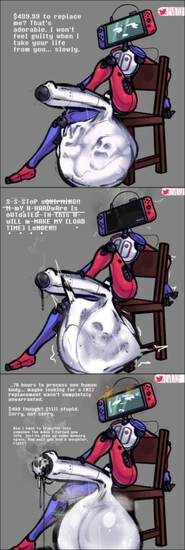1futa 1girls 2025 balls balls_bigger_than_head balls_vore ballsack black_cum cock cock_hungry cock_vore color colored comic comic_strip completely_naked completely_naked_futa completely_nude completely_nude_futa cum_digestion death death_by_cum digestion eviltqf female female_prey flat_chest flat_chested futa_pred futa_robot futa_with_female futadom futanari grey_background humanoid humanoid_genitalia humanoid_hands humanoid_penis humanoid_robot insult insulting insults intersex living_machine metallic metallic_body metallic_hands metallic_penis metallic_skin mother_prey musk musk_clouds musky musky_balls musky_cock musky_penis nintendo nintendo_controller nintendo_switch no_nose oc original original_character original_characters original_female_character oversized_balls penis precum robot robot_humanoid robot_joints robot_penis robotic robotic_arm robotic_arms robotic_genitalia robotic_hand robotic_leg robotic_legs robotic_limb robotic_penis screaming screen_face smoke smoking sparks steam steaming_body steamy steamy_balls steamy_body steamy_cum steamy_penis stroking stroking_cock stroking_dick stroking_own_cock stroking_penis stroking_with_feet struggle struggle_bumps struggling struggling_prey struggling_to_get_out sweat sweatdrop sweating sweaty sweaty_balls sweaty_cock sweaty_dick sweaty_penis testicles testicles_clench twitter_link twitter_username unseen_character unseen_female_face unseen_prey unwilling_prey vent_art vore vore_comic vore_sequence white_text wire wires wooden_chair