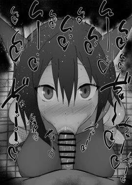 1boy 1girls :>= animal_ears bare_shoulders big_breasts big_penis black_and_white blowjob blush breasts censored dark-skinned_male dark_skin detailed_background dragon_humanoid dragon_wings drooling eyelashes fellatio female fishnets heart horn humanoid indoor inside interracial interspecies kurotama looking_at_viewer male male_pov oral oral_sex penis room saliva scarf shiny shiny_skin short_hair sketch souka_(tensei_shitara_slime_datta_ken) sound_effects squatting sweat tensei_shitara_slime_datta_ken text translation_request vein veins veiny veiny_penis wings