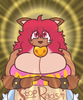 big_breasts bonnie_(dapper_little_arts) breasts cleavage dapper_little_arts feline female furry huge_breasts meme tagme thick_thighs trans_woman transfem wide_hips