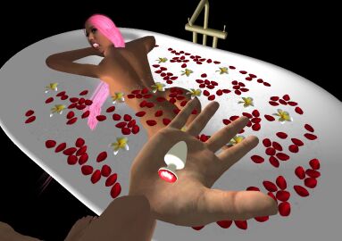 1boy anal_plug bathtub buttplug celebrity dark-skinned_female dark_skin female gyaru latina male misspussyfan moaning nicki_minaj pink_hair shocked tagme xnalara