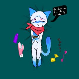 anal_beads anthro bound_arms cub cuntboy cuntboy_cub dildo furry imminent_rape juniper_(renstarsalt) original renstarsalt sex_toy sex_toys sketch tabbyscars teen tied_arms young