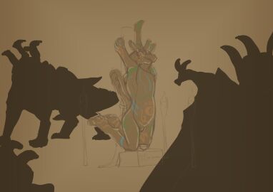 absurd_res altar arms_tied bound bowl captured caught claws container daisy_(hc_hybriddave) dragon erection female feral genitals group hc_hybriddave hi_res horn imminent_rape imminent_sex male markings mythological_creature mythological_scalie mythology nude nude_female pawpads paws penis pole reptile restraints ritual scalie shocked silhouette silhouetted_body silhouetted_penis tail torch tribal tribal_markings vulva wings wings_tied