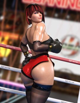 1girls 3d anna_williams ass big_ass big_breasts breasts female female_only solo solo_female tekken tekken_8 thick_thighs