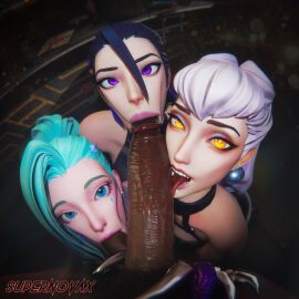 1boy 3d 3girls absurdly_large_cock balls ballsack big_penis black_hair black_male blowjob blue_eyes blue_hair clothed_female clothed_female_nude_male cock_worship collaborative_fellatio cooperative_fellatio dark-skinned_male dark_skin evelynn fellatio female foursome grey_hair huge_cock human hyper_penis interracial k/da_all_out_evelynn k/da_all_out_kai'sa k/da_all_out_seraphine k/da_all_out_series kai'sa large_penis league_of_legends licking licking_penis light-skinned_female light_skin long_hair long_penis looking_at_viewer male male/female male_pubic_hair massive_penis multiple_females multiple_girls oral oral_sex penis pov pubes pubic_hair purple_eyes riot_games saliva saliva_on_penis seraphine_(league_of_legends) straight straight_sex sucking sucking_penis supernovax tongue triple_fellatio unseen_male_face veiny_penis video_game_character video_games white_hair yellow_eyes