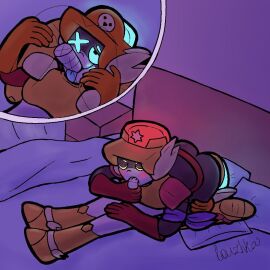 69 brawl_stars gay gay_sex incest larry_(brawl_stars) lawrie_(brawl_stars) louzhka male oral_sex robot robot_sex twincest