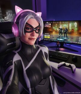 1girls 3d ass big_ass big_breasts black_cat_(fortnite) black_cat_(insomniac) black_cat_(marvel) breasts bust busty chest curvaceous curvy curvy_figure felicia_hardy female fortnite fortnite:_battle_royale gamer_girl hero heroine hips hourglass_figure huge_breasts itslaiknsfw laik3d laiknsfw large_breasts legs light-skinned_female light_skin lips marvel marvel_comics mature mature_female peter_parker ponytail silverxsable slim_waist spider-man spider-man_(black_suit) spider-man_(fortnite) spider-man_(insomniac_series) spider-man_(series) thick thick_hips thick_legs thick_thighs thighs top_heavy voluptuous voluptuous_female waist white_hair wide_hips