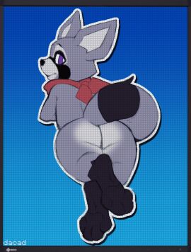 1boy animated animated_gif anthro ass dacad furry gif indigo_park looking_at_viewer loop looping_animation male male_only purple_eyes raccoon rambley_raccoon solo tail