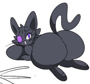 ass big_ass big_breasts big_butt black_body black_fur breasts busty_feral cat_tail domestic_cat eye_patch eyewear felid feline felis female feral fur huge_ass huge_breasts huge_butt huge_thighs hyper hyper_ass hyper_breasts hyper_butt looking_at_viewer looking_back mammal rogywantscoffee sexyvampireloverrogy solo tail thick_thighs whiskers wide_hips