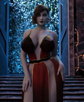 1girls 3d abs alcina_dimitrescu alternate_version_available ass big_ass big_breasts breasts capcom cleavage dress entitledgoose female female_only fit fit_female light-skinned_female light_skin mature_female milf muscular muscular_female pale-skinned_female pale_skin resident_evil resident_evil_8:_village solo solo_focus straight_hair tagme thick_thighs wide_hips