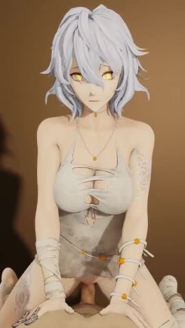 1boy 1girls 3d 9:16 animated bangs bare_shoulders big_breasts big_penis blush breasts code_vein collarbone completely_naked completely_nude cow_girl cowgirl_position cum cum_in_pussy cum_inside cumshot female female_focus female_on_top hair_between_eyes highres io_(code_vein) kaliethva lazyprocrastinator looking_at_viewer lying male male_pov mp4 naked naked_female nipples no_sound nude nude_female on_back open_mouth penis pov pov_eye_contact pussy riding sex short_hair shorter_than_30_seconds silver_hair solo_focus straight tagme uncensored vaginal_penetration vertical_video video white_hair yellow_eyes