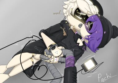 1boy 1girls 2d canon_couple female female_penetrated humanoid humanoid_female humanoid_male kissing male male_penetrating male_penetrating_female murder_drones n_(murder_drones) pachinsfw penetration penis penis_in_pussy pussy robot robot_boy robot_girl robot_humanoid screen_face sex straight tongue tongue_kiss tongue_kissing tongue_out uzi_(murder_drones) vaginal_penetration