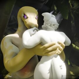animated anthro apode areola big_breasts bodily_fluids breasts canid canine dominant dominant_female draconcopode duo female head_in_mouth hi_res huge_breasts imminent_vore larger_female legless male male/female mammal melon_(vinoveto) mouth_shot naga nipples nude open_mouth oral_head_gulp reptile saliva saliva_string scales scalie serpentine size_difference smaller_male snake sound tagme tongue video vinoveto wide_hips ych_(character)