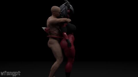 helluva_boss millie_(helluva_boss) sound standing_sex tagme tail thick_thighs video