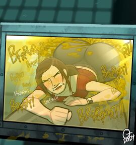 1girls amanda_young ass big_ass big_butt brown_hair closed_eyes embarrassed fart fart_cloud fart_fetish farting female female_only fully_clothed loud_fart oddtenn red_skirt saw_(series) smelly stinky stuck tagme tenuousoddity thick_ass tight_jeans unmasked