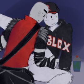 anal aroused bottom bottomless brickbattler_(tr:ud) dominant_male gay gay_sex guest_(roblox) guest_(tr:ud) love_making penis roblox roblox_game robloxian self_upload smiling_at_partner spread_legs staring_at_partner submissive_male tagme the_robloxia:_until_dawn top yar0slav_0