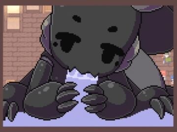 1boy 1girls 2d 4:3 4:3_aspect_ratio akai_(ugokashitari) animated animated_image anthro anthro_focus anthro_penetrated black_antennae black_body black_claws black_eyebrows black_eyes black_scales black_skin blowjob closed_eyes closed_mouth closed_mouth_smile closed_smile cum cum_in_mouth cum_inside cumming cumming_from_blowjob cumming_from_oral cumming_in_mouth cumming_inside female/male female_focus game_cg genital_fluids genitalia genitals horizontal_image horizontal_video insect insect_girl insect_humanoid insectophilia longer_than_10_seconds male male/female monster monster_girl multi_arm multi_limb no_sound nsfw oral oral_creampie oral_insertion oral_penetration oral_sex penetration penis princess_and_conquest pull_out pulling pulling_out_penis saliva sex sharp_teeth shiny_arms shiny_claws shiny_skin short_playtime shorter_than_10_minutes shorter_than_30_seconds shorter_than_3_minutes shorter_than_five_minutes shorter_than_four_minutes shorter_than_one_minute shorter_than_two_minutes swallowing swallowing_cum visible_penis visible_penis_shape