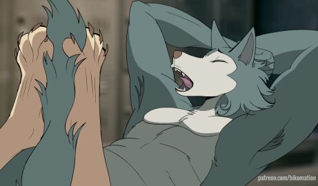 2025 2d 2d_animation animated animation anthro anthro_on_anthro armpit_hair armpits athletic athletic_male barefoot beastars better_version_at_source bikomation bird_dog body_hair breath breathing brown_nose canid canine canis cheek_tuft claws closed_eyes detailed_background digital_media_(artwork) domestic_dog duo duo_male excited excited_expression excited_face excited_for_sex excited_male eyebrows face_focus faceless_character faceless_male facial_expressions facial_tuft fangs feet feet_focus feet_up fetish fluffy fluffy_cheeks fluffy_chest fluffy_tail foot_fetish foot_focus foot_on_tail foot_play foot_sex footjob frame_by_frame friends fur furry good_boy grey_body grey_fur hair hairy hairy_armpit hairy_armpits hand_behind_head hands_up holding_tail hunting_dog jack_(beastars) labrador legoshi_(beastars) locker_room locker_room_sex looking_pleasured male male/male male_focus male_only mammal massage masturbating masturbating_other masturbation moaning moaning_in_pleasure netflix nude nude_anthro nude_male open_mouth paws petting pleasure pleasure_face pleasured retriever room_701 roommate seductive sex short_playtime tail tail_grab tail_hold tail_masturbation tail_motion tail_sex tailjob tan_body tan_fur teeth teeth_showing teeth_visible toe_claws toenails toes tongue tongue_out tuft widescreen wolf yellow_body yellow_fur