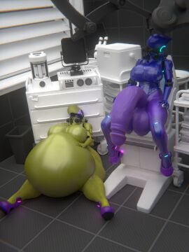 3d big_breasts big_penis breasts futanari haydee haydee_(game) huge_cock intersex penis qzk_forte thick_thighs wide_hips