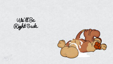 absurd_res anus ass balls beagle big_balls bodily_fluids canid canine canis cum cum_everywhere cum_in_ass cum_inside domestic_dog doodledoggy fur gaping gaping_anus genital_fluids genitals hi_res huge_balls hunting_dog hyper hyper_balls hyper_genitalia leaking_anus leaking_cum lying_in_cum lying_on_ground male mammal messy multicolored_body multicolored_fur on_ground scent_hound solo spiral_eyes toonkind toony two-tone_body two-tone_fur unconscious