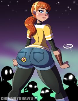 april_o'neil april_o'neil_(tmnt_2012) blue_eyes donatello female frostbiteboi leonardo michelangelo nickelodeon orange-haired_female orange_hair orange_hair_female raphael red_hair redhead teenage_mutant_ninja_turtles teenage_mutant_ninja_turtles_(2012) tmnt tmnt_2012