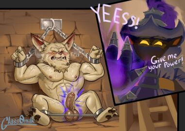 2022 abs absurd_res against_surface against_wall alternate_version_at_paywall alternate_version_at_source alternate_version_available anthro areola armor armpit_hair artist_logo balls beard biceps biped black_body black_fur blush body_hair brick_floor brick_wall brown_balls brown_floor brown_pawpads brown_penis brown_wall chains claws clothed clothing cuff_(restraint) cutaway duo elderly_anthro elderly_male english_text erection eye_scar facial_hair facial_scar finger_claws fist foreskin front_view fully_clothed fully_clothed_anthro fully_clothed_male fur galea genitals glans glass0milk glowing glowing_eyes glowing_genitalia glowing_penis headgear helmet hi_res hindpaw humanoid_genitalia humanoid_penis imminent_ejaculation imminent_orgasm inner_ear_fluff intraspecies kled league_of_legends logo looking_pleasured magic magic_user magicjob male male/male mammal muscles muscular muscular_anthro muscular_male nipples nude nude_anthro nude_male old one_eye_closed pawpads paws pecs penile penis pink_areola pink_inner_ears pink_nipples pink_nose pink_tongue plantigrade plate_armor profanity questionable_consent red_glans restrained restrained_arms restraints riot_games robe scar serratus shackles sharp_teeth sitting spread_legs spreader_bar spreading tan_body tan_fur teeth tencent text tongue tuft uncircumcised veigar vein veiny_muscles wall_(structure) yellow_sclera yordle