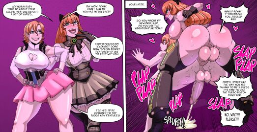 2futas anal anal_sex ass balls big_ass big_breasts big_penis breasts clothed clothing cum cum_on_floor cum_while_penetrated cumming cumming_from_anal_sex cumming_on_floor cumming_while_penetrating cumshot dialogue dialogue_bubble ejaculation erection estella_comics eyes_rolled-back eyes_rolled_back eyes_rolled_up eyes_rolling_back eyes_rolling_up female full-package_futa fully_clothed fully_clothed_female fully_naked fully_naked_female fully_nude fully_nude_female fully_nude_futa futa_anal futa_on_futa futa_only futa_robot futa_sans_pussy futadom futanari futasub green_eyes hands-free handsfree_ejaculation heart heart_symbol huge_ass huge_breasts huge_cock human hung_bottom hung_futa instant_loss instant_loss_2koma intersex large_ass large_breasts large_penis light_skin long_hair mannyestella mrestella multiple_futa nora_valkyrie nude orange_hair orgasm penis penny_polendina plap plap_(sound) plapping robodom robot robot_futa robot_girl robot_humanoid robot_joints robotic_arm robotic_legs rwby short_hair silver_eyes sound_effect sound_effects speech speech_balloon speech_bubble speech_bubbles splurt time_skip timeskip