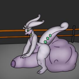 anthro big_penis cock_vore foreskin generation_6_pokemon genitals goodra hi_res huge_cock hyper hyper_genitalia hyper_penis j5furry male male_pred nintendo penile penis pokemon pokemon_(species) uncircumcised vore