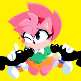 2024 4_fingers accessory amy_rose anthro anthro_focus balls big_penis black_balls black_glans black_nose black_penis blue_clothing blue_footwear blue_shoes bodily_fluids bottomwear classic_amy_rose classic_sonic_(universe) clothing collared_shirt countershade_snout countershading erection eulipotyphlan eyelashes female female_anthro female_focus fingers footwear fur genital_fluids genitals glans glistening glistening_genitalia glistening_glans glistening_nose glistening_penis gloves green_clothing green_shirt green_topwear group hand_on_another's_penis hand_on_penis handwear head_tuft headband heart_symbol hedgehog holding_another's_penis holding_penis humanoid_genitalia humanoid_penis jjoyplus kissing lineless male male/female mammal one_eye_closed orange_bottomwear orange_clothing orange_skirt penetration penis penis_kissing pink_body pink_ears pink_fur pink_spikes pink_tuft precum red_headband red_heart sega shallow_penetration shirt shoes simple_background skirt snout solo_focus sonic_(series) sonic_the_hedgehog_(series) spikes spikes_(anatomy) tan_body tan_countershading tan_inner_ear topwear trio tuft white_clothing white_gloves white_handwear yellow_background